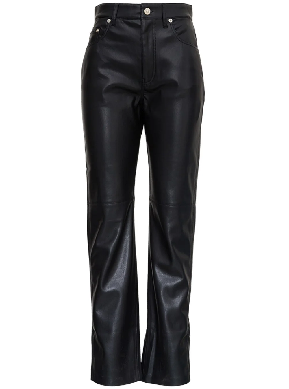 Quần da Toteme nữ đen